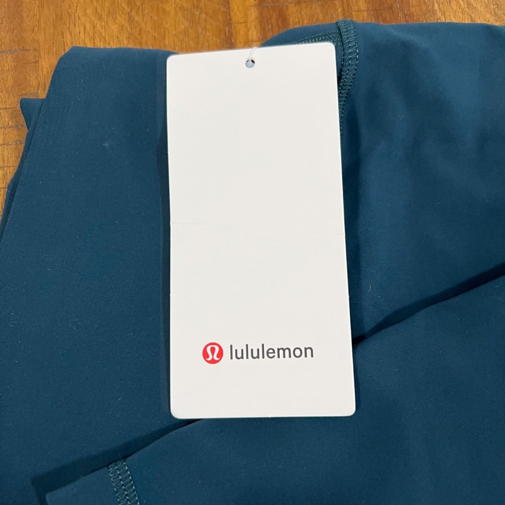 High-Rise 25" INDOCHINE BLUE Lululemon Wunder Train Tight Size 14 - Picture 2 of 6